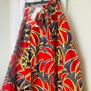 African print skirts